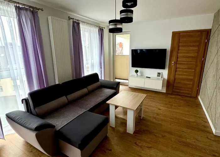 Jurajska Plaza - Nowoczesny Apartament Z Osobna Sypialnia, Parking Gratis - Kielce