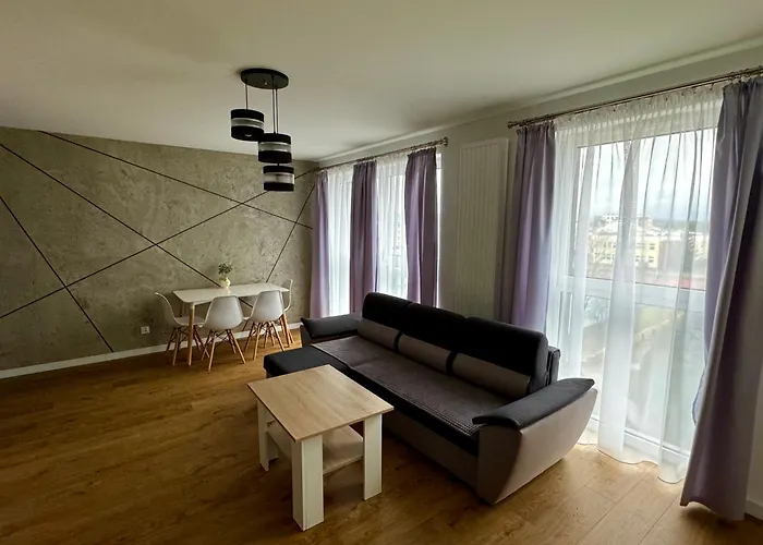 Jurajska Plaza - Nowoczesny Apartament Z Osobna Sypialnia, Parking Gratis - Kielce